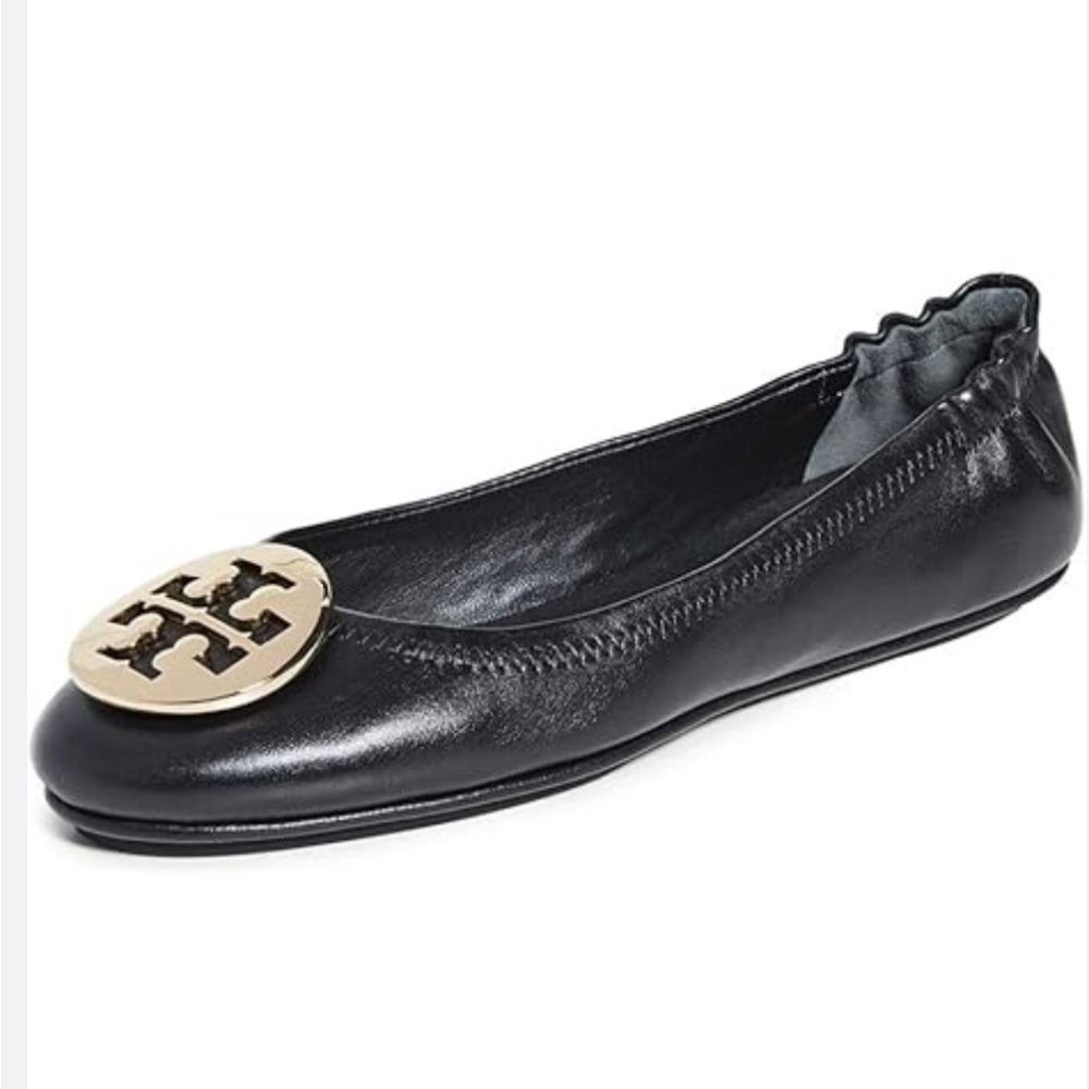 Tory Burch Minnie Travel Ballet Flat: 1.5 youth vegan faux leather